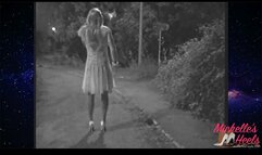 Vintage - White Stilettos & Smoking