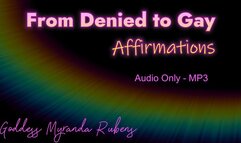 From Denied to Gay - Affirmations - Audio Only MP3