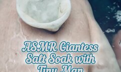 Tiny Man ASMR Bath with Giantess Vixie