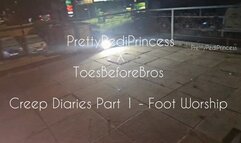 Creep Diaries 1 - ToesBeforeBros Worshipping My Pretty Feet While I’m Dreaming