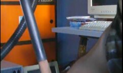 Vacuum cleaner masturbation 2nd orgasm