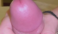 Close up handjob and big cumshot