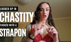 Locked in Chastity and Fucked 720p