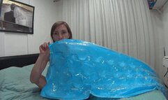 INFLATE MATTRESS BY MOUTH AND BLOW OFF 3 IB