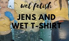 bathing with clothes and gloves