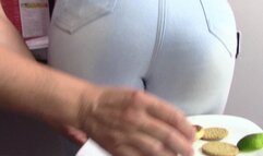 Two sexy cheerleaders competing for the longest fart Part 2 By Scarlet White and Adriana full hd