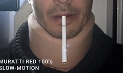 Smoking Muratti red 100s IYF SLOW 120 fps 110225