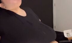 11 burger, fries, 40 nuggets, cookies dipped in a tub of frosting, and a large shake