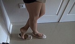 legs with ballet shoes m