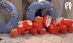 Inflatables under Sneakers and Heels