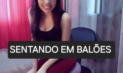 SENTANDO EM BALOES - SITTING ON BALLOONS