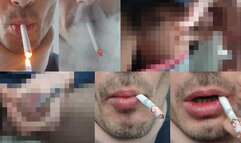 Dick smokes Muratti Red 100s and masturb IYF 190125