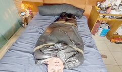 FARTING ON MY CHEATING BOYFRIEND STUCK IN THE BAG -- BY BABE - CLIP 1