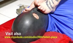 IGNORING SLAVE AND USING HIM AS A FOOTSTOOL