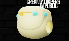 [ABDL] Hot Milf Wife Creamy Diapers In Public - Public JOI Milking Handjob