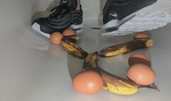 Nike Air Max 97 barefeet crushing eggs foodcrush