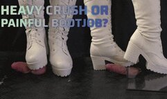 Heavy Crushing or Painful Bootjob, Perfect Painful Tank Heels (Close Version) - TamyStarly - Cock Balls Crush Trample, Shoejob, CBT, Trampling, Stomping