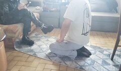 Chinese Mistress Helen -- Punishment Under Military Boots