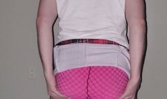 Crossdress Atomic Wedgie in Fishnets