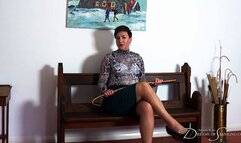 The Unconventional School Inspector - Pandora Blake, cane, pencil skirt, British