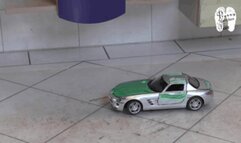 Rc-Car under pretty merciless feet