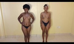 4K Tit Biting and Pussy Twisting Catfight Jenni vs Vonney