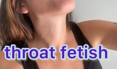 swallowing water throat