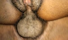 Couple fuck doggy style up close