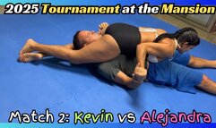 Fight 2 - Tournament at the Mansion: Alejandra M vs Kevin