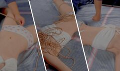 EMshibari aoao bed bondage