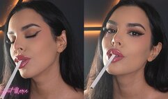 Glossy lips and prints on filter | Sweet Maria