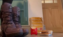 New rock boots crush slaves food