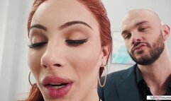 Shemales backless dress makes a guy hard