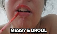 Can't Stop Drooling with Retainers While Trying to Put on Lipstick