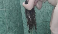 Washing, drying and brushing my long hair