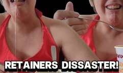 Messy Retainers Challenge: Eating Noodles – Drool Explosion!