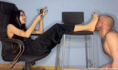 Eastern Mistress' Domination – Nylon Seduction & Slave Play part2