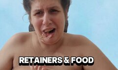 Struggling with Retainers While Eating a Cookie