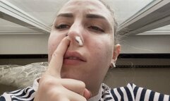 Thick SNOT and Mucus Release from Nose