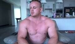 Muscle Jock Burping in your Face! Cum and Enjoy the Smell BOY!