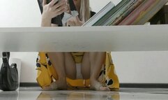 A reader at the library MP4 FULL HD 1080p