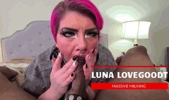 Luna gets another massive load on her pretty face