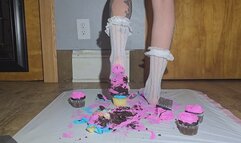 Cupcake crush in socks