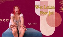 Wet Latina Feet JOI