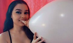 ENCHENDO BALOES TAMANHO 16 BRANCOS BALLOONS SIZE 16 WHITE