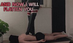 And Now I Will Flatten You in my Metal High Heels Boots (Close Version) - TamyStarly - Trampling, Stomping, Body Trample, Crush, CBT, Domination, Femdom
