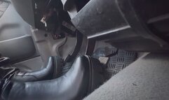 PEDAL PUMPING-My wife tries to drive in these boots, will she be able to?