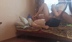 Sexy domina kicking balls