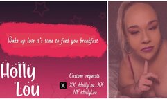 I’m going to feed you breakfast