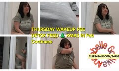 Thursday Am Strong Flowing Pee Nasal Detox and Feed with Weeknd Plans